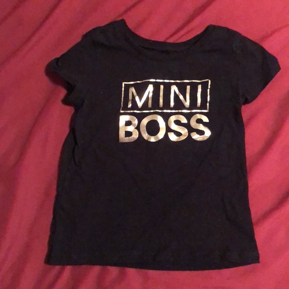 MINI BOSS 4T T-Shirt for toddlers!
